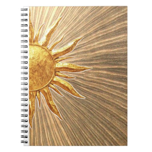 Carnet lumière du soleil (Devant)