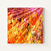 Carnet Lumière du soleil à travers les flammes...... (Dos)