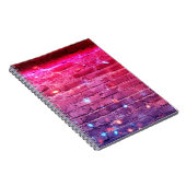 Carnet Lumière néon : mur de brique vide. (Côté Droit)