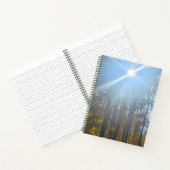 Carnet Lumière Solaire À Travers Les Arbres D'Automne Jou (Intérieur)