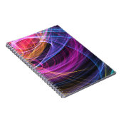 Carnet Lumière vortex arc-en-ciel abstrait (Côté Droit)