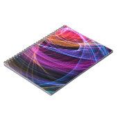 Carnet Lumière vortex arc-en-ciel abstrait (Côté gauche)