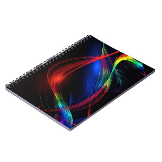 Carnet Lumières colorées Abstraites (Côté gauche)
