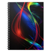 Carnet Lumières colorées Abstraites (Devant)