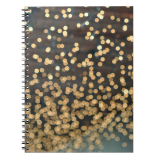 Carnet Lumières de Noël blanches scintillantes