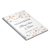 Carnet Lumières de parties scintillantes d'aluminium d'en (Côté Droit)