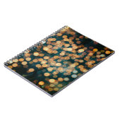 Carnet lumières fond abstrait, arrière - plan, noir, flou (Côté gauche)