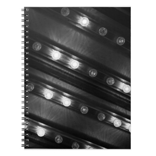 Carnet Luminaires noir et blanc (Devant)