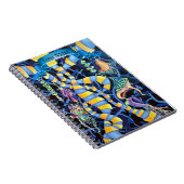 Carnet Luminescence chic Contemporain géométrique Abstrai (Côté Droit)