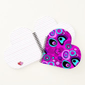 Carnet Lumineuse, abstraite, Magenta (Intérieur)