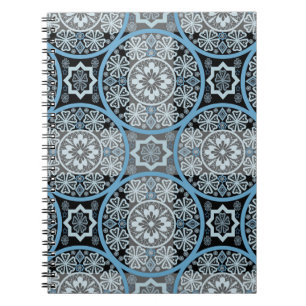 Carnet Lumineux abstrait couture sans couture motif roman