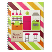 Carnet lumineux de recette de cuisine et de (Devant)