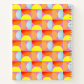 Carnet Lumineux Fun Mid-Century Moderne Semi-cycles Abstr (Dos)