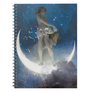 Carnet Luna Goddess at Night Scattering Stars