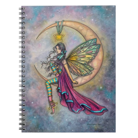 Carnet Luna's Perch Fairy on Moon Imaginaire Art (Devant)
