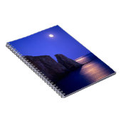 Carnet Lune À Dusk | Côte Gaspe de Perce Rock Québec (Côté Droit)