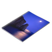 Carnet Lune À Dusk | Côte Gaspe de Perce Rock Québec (Côté gauche)