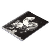 Carnet Lune céleste ciel Univers Dieu Nuit Illustration (Côté gauche)