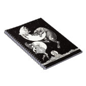 Carnet Lune céleste ciel Univers Dieu Nuit Illustration (Côté Droit)