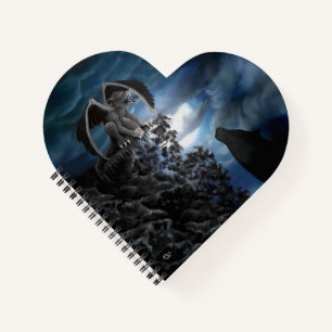 Carnet Lune de loup - Loup avec Golem