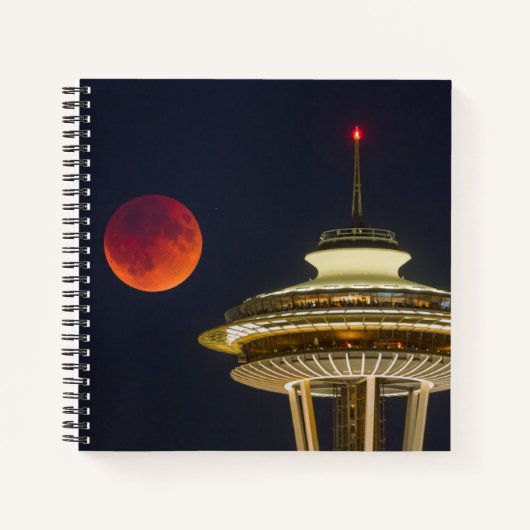 Carnet Lune de sang | Aiguille spatiale de Seattle (Devant)