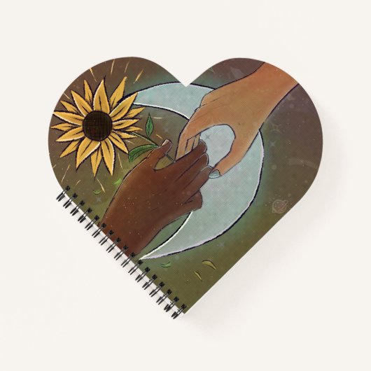 Carnet Lune de tournesol (Devant)