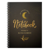 Carnet Lune d'or (Devant)