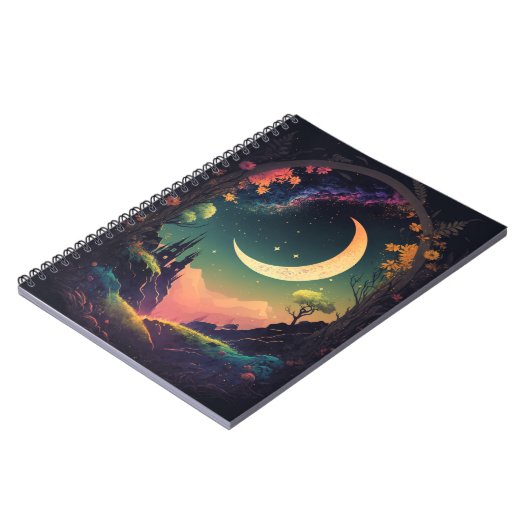 Carnet Lune enchanté (Côté gauche)