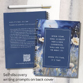 Carnet Lune éthérée et motivation Fleur sauvage