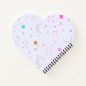 Carnet Lune & Étoiles Lavande Minimaliste (Dos)