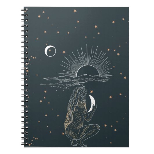 Carnet Lune fille (Devant)