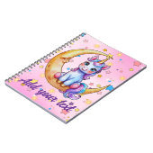 Carnet Lune Licorne Bébé (Côté gauche)