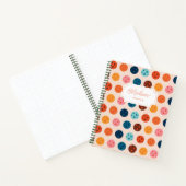 Carnet Lune Orange Complète Monogramme Coloré (Intérieur)