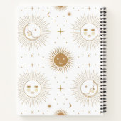 Carnet Lune, soleil et étoiles (Dos)