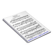 Carnet Lune-Sonate-Ludwig-Beethoven (Côté Droit)