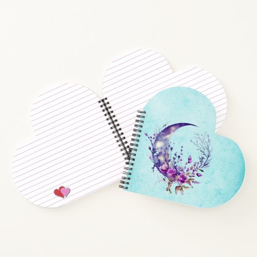 Carnet Lune violette (Intérieur)