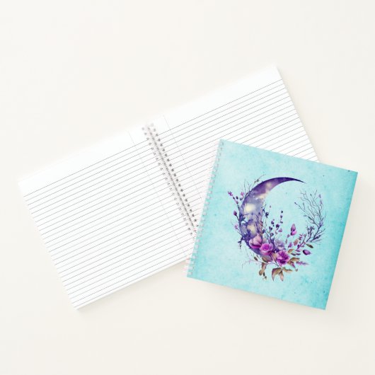 Carnet Lune violette (Intérieur)