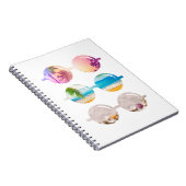 Carnet Lunettes de soleil couché de soleil palmiers voyag (Côté Droit)