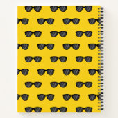 Carnet Lunettes de soleil de dessin cool (Dos)
