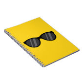 Carnet Lunettes de soleil de dessin cool (Côté Droit)