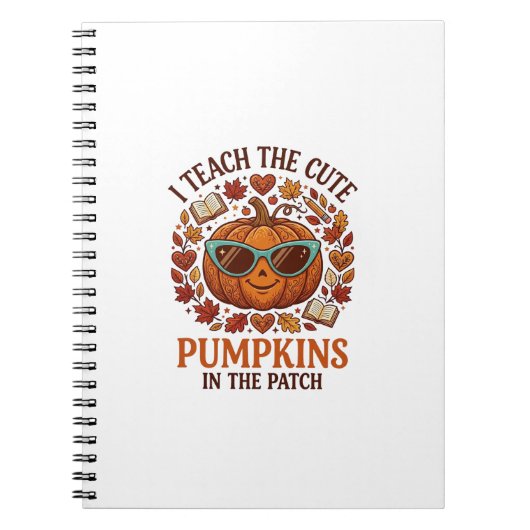 Carnet Lunettes de soleil Halloween Patch Citrouilles Mig (Devant)