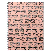 Carnet Lunettes de vue rose pâle, Lunettes de vue, Vêteme (Devant)