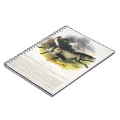 Carnet L'unité centrale éducative d'illustration de loup (Côté gauche)