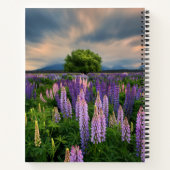 Carnet Lupin Field en Nouvelle-Zélande (Dos)