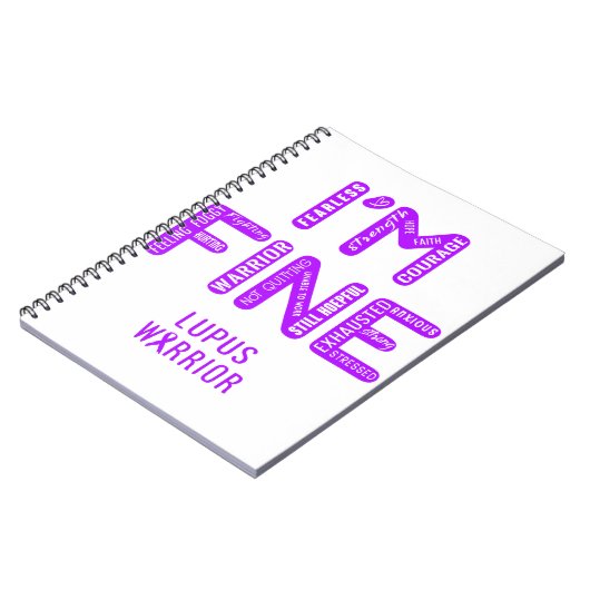 Carnet Lupus Warrior - JE SUIS FINE (Côté gauche)