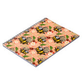 Carnet Lustiges Bienchen - zartes orange (Côté gauche)