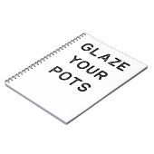 Carnet Lustre de conception de poterie votre céramique (Côté gauche)