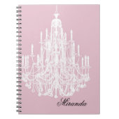 Carnet Lustre rose Chic (Devant)