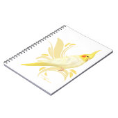 Carnet Lutino Cockatiel (Côté gauche)
