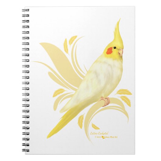 Carnet Lutino Cockatiel (Devant)